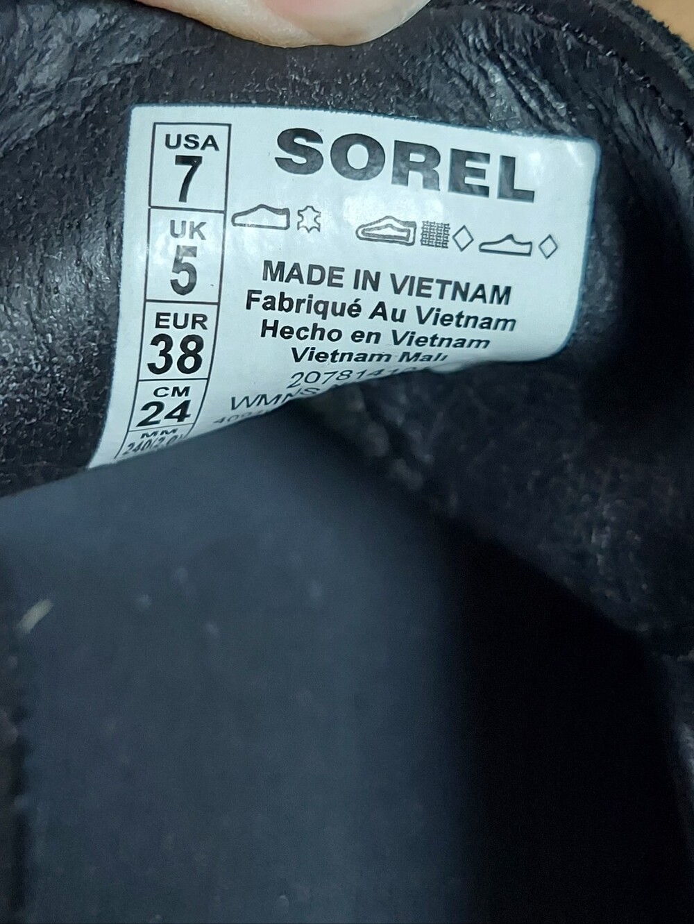 Sorel Joan Now City Loafer Black Size 7 - Picture 8 of 8